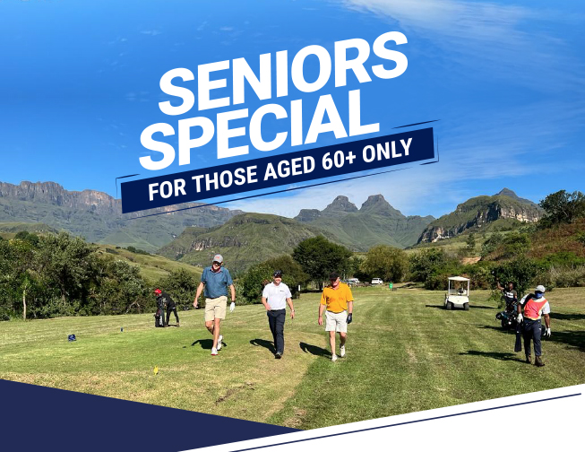 Seniors Special men playing golf