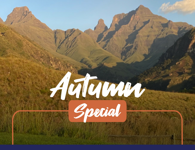 Autumn Special Drakensberg mountains view