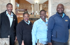 Martin Mpinga, Zinhle Mdluli, Eurnice Zimba and Mseshi Shabalala