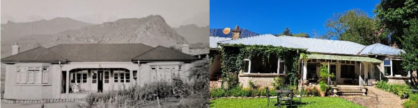 George Thompson built a house that would become the van der Riet family home then and now images