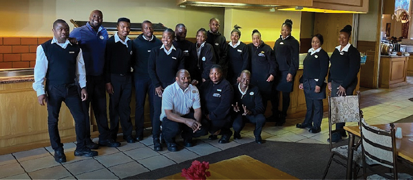 The Cathedral Peak Hotel team