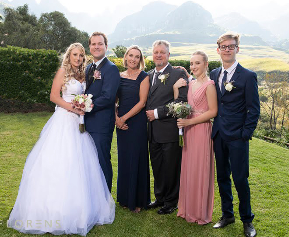 Wedding family photo